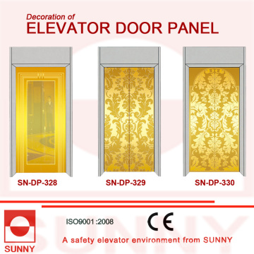 Etching Stainless Steel Door Panel for Elevator Cabin Decoration (SN-DP-328)